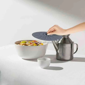 5pcs BPA-Free Silicone <b>Pot</b> <b>Lids</b> 5-14 Inch Microwave Suction Cover with Splatter Protection for <b>Pots</b> Cooking Tools - Product Image 5