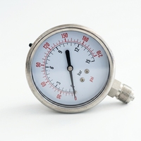 Manomètre numérique de pression d'eau 210 psi à connexion filetée 1/8 1/4, vente chaude