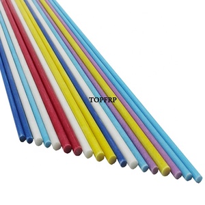Tige ronde en fibre de verre solide haute résistance, mât de drapeau en fibre de verre - Product Image 1