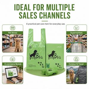 Lavender Scented Biodegradable Dog Poop Bags Cartoon Style Eco Friendly Pet Waste Disposal Bags Manufacturer Wholesale - Product Image 6