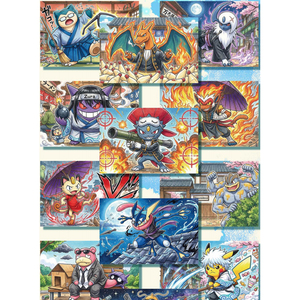 MS Pokemoned Dragons Ball Collaboration Grand Collection de Shikishi de collection, de papier coloré, de fan art et de jeux de société, Boîte de boosters - Product Image 5