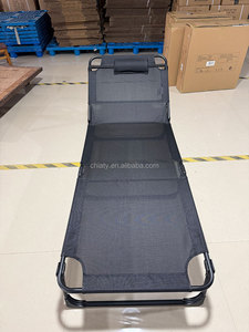 Mosle Modern Foldable Steel <b>Bed</b> with Mattress <b>Portable</b> for Hotel Kitchen Warehouse Villa Use - Product Image 6