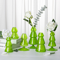 Diffuseur d'huiles essentielles de Noël créatif fait main, vase en verre moderne et minimaliste, bouteille d'aromathérapie sans bougie