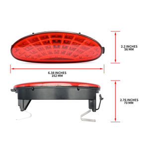 Feu arrière antibrouillard LED Dengdi Technology LY144 pour Peugeot 206 206cc 12V - Product Image 2