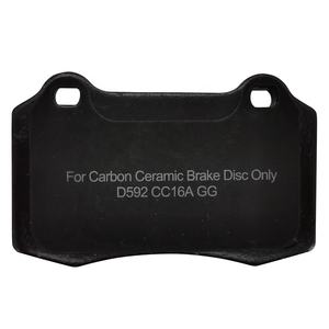 Plaquettes de frein haute performance D592 OE JLM21282 pour Jaguar XJR Super V8 Vanden Volvo S60R <span class=keywords><strong>V70R</strong></span> Disques de frein carbone-céramique - Product Image 2
