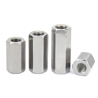Double passage hexagonal en acier inoxydable 304, M3 M4 M5 M6
