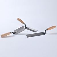 Truelle à plâtrer carrée DIY en acier au carbone avec poignée ergonomique, lame de 7 pouces, outil manuel pour la construction
