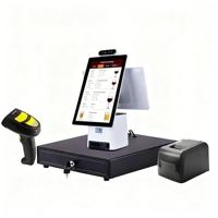 Sistema POS Todo en Uno, Máquina POS Automática para Tiendas, Sistemas POS para Supermercados, Caja Registradora, Monitor Android, Monitor de Pantalla Táctil