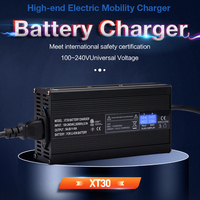 Chargeur de batteries au lithium 12V 24V 48V 72V, chargeur de batterie Lifepo4 pour voiturette de golf, tondeuse à gazon électrique, vélo électrique