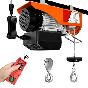 Wire Rope Household Construction 2000kg High Speed Mini Electric Hoist For Material Handling