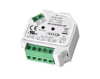 Sunricher SR-2303SAC-HP DALI + Push Mini AC Phase Cut Dimmer, sortie unique 1,8A, entrée 100-240VAC, garantie 5 ans