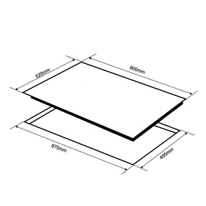 Nouvelle <span class=keywords><strong>plaque</strong></span> à Induction 9000w 5 brûleurs <span class=keywords><strong>plaque</strong></span> de cuisson tactile cuisinière électrique intégrée à plusieurs brûleurs cuisinière à Induction - Product Image 3