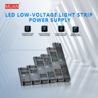 Fuente de alimentación conmutada LED serie Y DC12V 24V voltaje constante 25W-400W tipo único Triple 500W corriente máxima 2A 50Hz Industrial