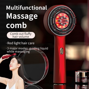 Full Body Relax Kneading Scalp Comb Head Massager <b>Vibration</b> Oil Hair Massager Scalp Comb Light Car Use - Product Image 2