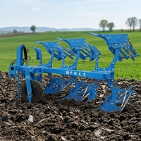 Arado de Surco de 3 Filas LEROX Diésel Comercial con Diseño Hidráulico Reversible y Núcleo de Engranajes con Rodamientos para Uso Agrícola a Gran Escala