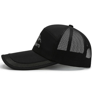Cappello da Baseball Trucker in Tela con Ricamo Sportivo 'Mountain Travelers', Asciugatura Rapida, Traspirante, Regolabile, Unisex per Attività all'Aperto - Product Image 2