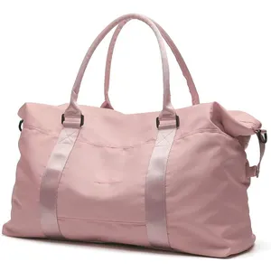 Модная женская Стильная Дорожная Спортивная Сумка-тоут для путешествий, розовая спортивная сумка