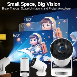 Dazzler hy300 Cộng Với Siêu Ngắn Ném 4K Projector-Di Động Thông Minh Nhà Rạp Chiếu Phim Với <span class=keywords><strong>Android</strong></span> <span class=keywords><strong>Wifi</strong></span> Bluetooth Cho Phim Imax - Product Image 3