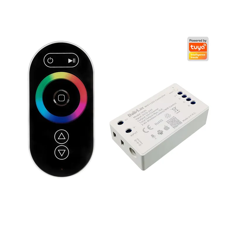 2.4G WiFi Controller Pool Lighting RGB Strip Lamp Dimmer Smart Home Wireless Phone Tuya App LED Pool Light Remote Control