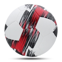 Ballon de football en cuir PU de haute qualité pour entraînement, taille personnalisée, idéal pour les matchs, vente en gros