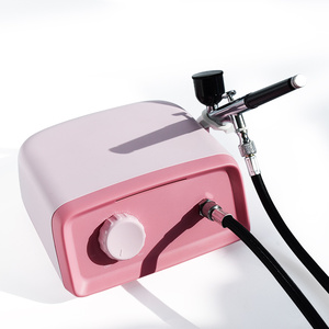 Aerógrafo de Doble Acción Recargable con Pistón de Alimentación por Gravedad ABS, Compresor de Alta Presión <span class=keywords><strong>para</strong></span> Maquillaje, Arte de Uñas, Decoración de Pasteles - Product Image 1