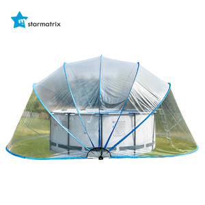 STARMATRIX <span class=keywords><strong>Dôme</strong></span> de <span class=keywords><strong>piscine</strong></span> gonflable <span class=keywords><strong>hors</strong></span> <span class=keywords><strong>sol</strong></span> avec structure en acier, couverture de <span class=keywords><strong>piscine</strong></span> <span class=keywords><strong>ronde</strong></span>, auvent - Product Image 4