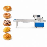 Machine d'emballage de barres chocolatées en acier inoxydable, machine d'emballage de barres énergétiques, machine d'emballage de barres protéinées pour restaurants