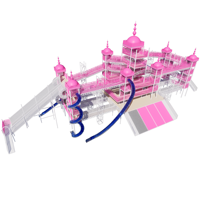 Équipement de parc d'attractions, fabricant d'équipements de divertissement sur mesure, toboggans pour enfants, toboggans en spirale multi-niveaux