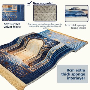 Nouveau tapis épais de 8 cm en polyester (Terylène) moderne et minimaliste <span class=keywords><strong>pour</strong></span> cadeaux transfrontaliers, idéal <span class=keywords><strong>pour</strong></span> les salons et comme tapis de <span class=keywords><strong>prière</strong></span> - Product Image 2