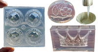 Caoutchouc de silicone liquide transparent de qualité alimentaire pour la fabrication de moules et les moules artisanaux en résine époxy