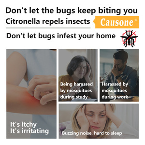 Gel Repelente de Mosquitos con Citronela - Protección de 30 Días - Protección Contra Insectos en Interiores y Exteriores - Fórmula con Aceites Esenciales Naturales - Product Image 4