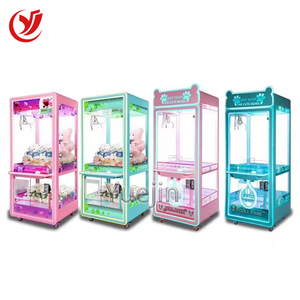 Machine à pince à monnaie en métal pour jeux d'arcade, distributeur automatique de jouets, machine à pince à monnaie personnalisée en gros avec accepteur de billets pour parcs d'attractions - Product Image 1