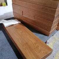 Marches d'escalier en chêne blanc américain pour escalier, marches en bois massif avec grain de chêne américain, marches d'escalier intérieures en bois
