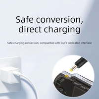 Câble USB C pour PSP1000 2000 3000, adaptateur de charge pour manette, cordon de conversion LED Type C pour console de jeu Sony PSP 3000, câble d'alimentation