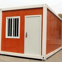 Maisons de conteneurs personnalisables de haute qualité de 20 pieds et 40 pieds, maisons préfabriquées avec boîte d'emballage habitable