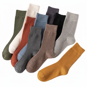 Calzini alla moda da donna a metà polpaccio a colori da quattro stagioni - Product Image 1