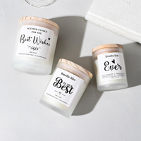 Vela Aromática de Aceite Esencial de Lavanda y Manzanilla, Mezcla de Cera de Soja Natural a Base de Plantas