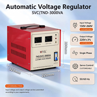 Régulateur de tension AC servo SVC-3KVA monophasé 120V-260V 220V±2% AVR en cuivre pour climatiseur domestique