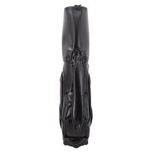 Sac de golf haut de gamme personnalisé avec logo, en cuir PU noir imperméable, fermeture éclair résistante aux rayures, léger, pour clubs de golf et bagages de voyage - Product Image 4