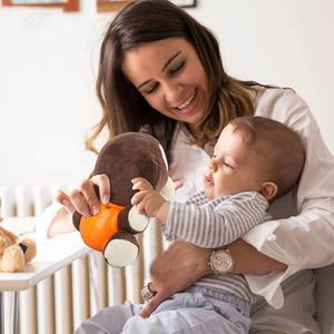 Battery Operated Musical Baby Làm Dịu Plush Làm Dịu Khỉ Với Ánh Sáng - Product Image 6
