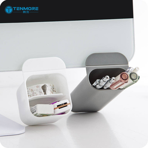 Caja <span class=keywords><strong>de</strong></span> Almacenamiento Lateral para Monitor Minimalista, Organizador <span class=keywords><strong>de</strong></span> Escritorio Estético para Papelería, Asistente <span class=keywords><strong>de</strong></span> Escritorio Invisible Moderno para Oficina en Casa - Product Image 3