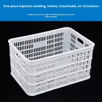 Boîte de stockage logistique empilable en plastique et caisse à fruits avec ventilation écologique, conteneurs en plastique pour supermarchés