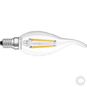 ชุด36er CLBA40 LED ledvance 4W 827 filcl E14 P, 4W 470lm 2700K 300 KLAR ° (9829537985) - Product Image 1