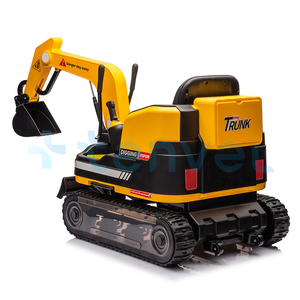 Voiture électrique pour enfants, télécommande, batterie, grande taille, <span class=keywords><strong>jouet</strong></span>, puissance 12v, excavatrice en plastique, unisexe, excavatrice à roulettes pour enfants - Product Image 3