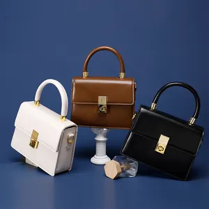 Grosir kustom tas logo wanita pu kulit bahu tas selempang wanita dompet dan tas tangan wanita tas tangan