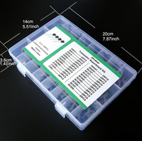 480PCS Transistors à diode TO-92 PNP NPN en silicium, 24 spécifications de haute et basse fréquence, 20 pièces chacune