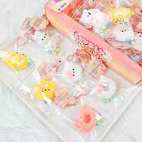 Nouveau style en gros Mini jouets Squishy Taba Mochi Kawaii Animaux de la mer Jouet anti-stress pour cadeaux d'anniversaire unisexe