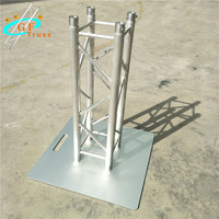 Accessoires : Plaque de base en fer de 8 mm d'épaisseur, Plaque de base pour structure DJ en aluminium Global F34, Base de structure en aluminium