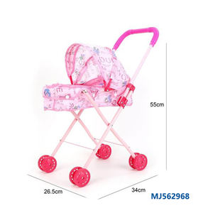 Gran oferta 2024, venta al por mayor, <span class=keywords><strong>carrito</strong></span> <span class=keywords><strong>plegable</strong></span>, cochecito de bebé, cochecito de juguete, Material de tablero, muñeca encantadora, cochecito de bebé - Product Image 3