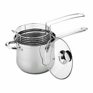 Pote de macarrão de aço inoxidável, panela de macarrão, frigideira, pote de cozinha - Product Image 1